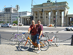 con Lucas en Berlin